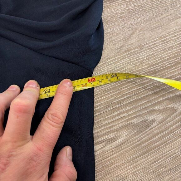 Current Air Aurelie Navy Pleated Mini Dress sz S - Picture 13 of 13